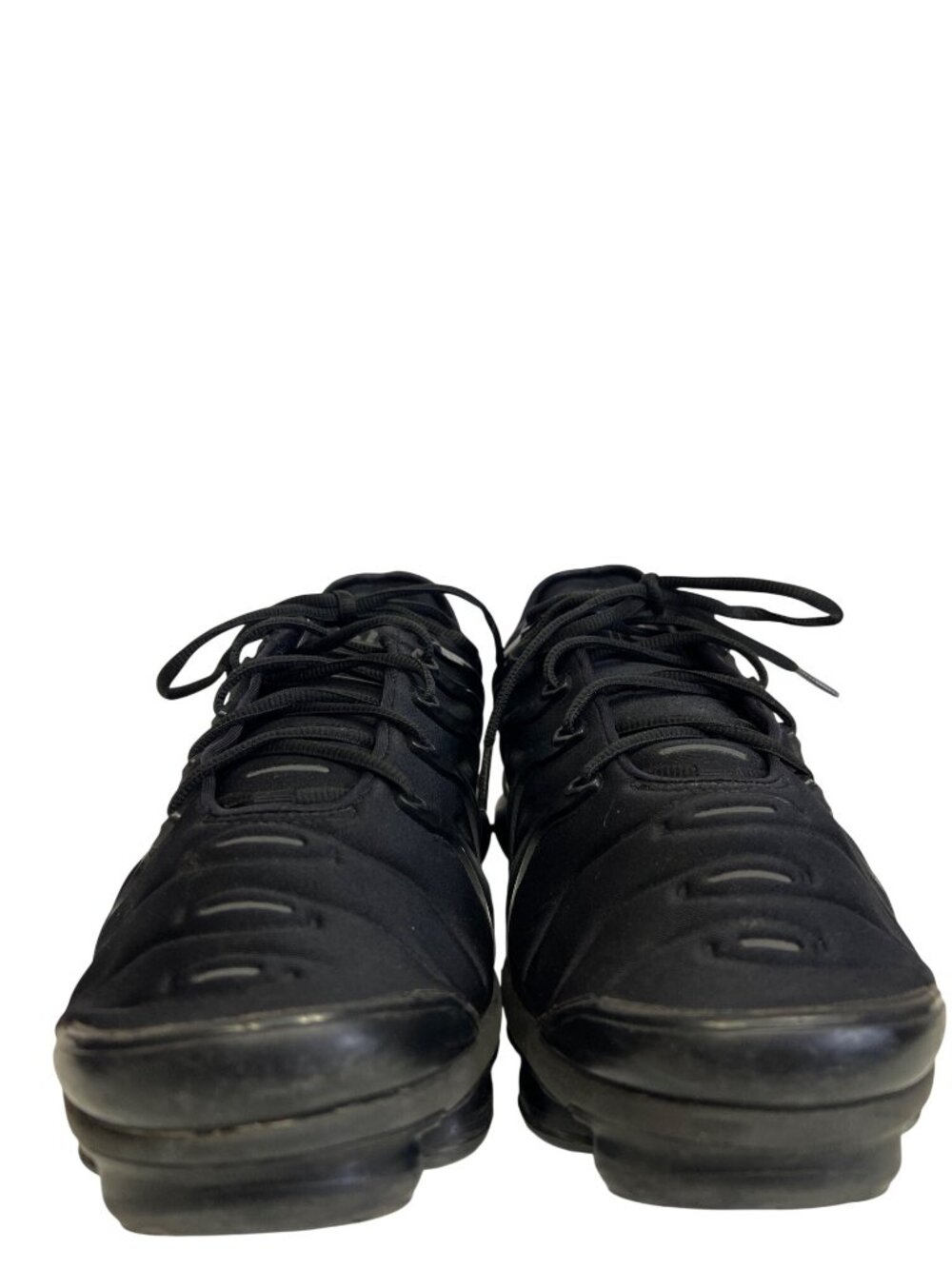 Nike Air VaporMax Plus Triple Black Men's Size 12 924453-004 Sneakers Gym Walk - Picture 2 of 11